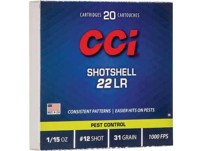 Buy CCI Shotshell 22LR Ammo 31 Grain Lead Shot