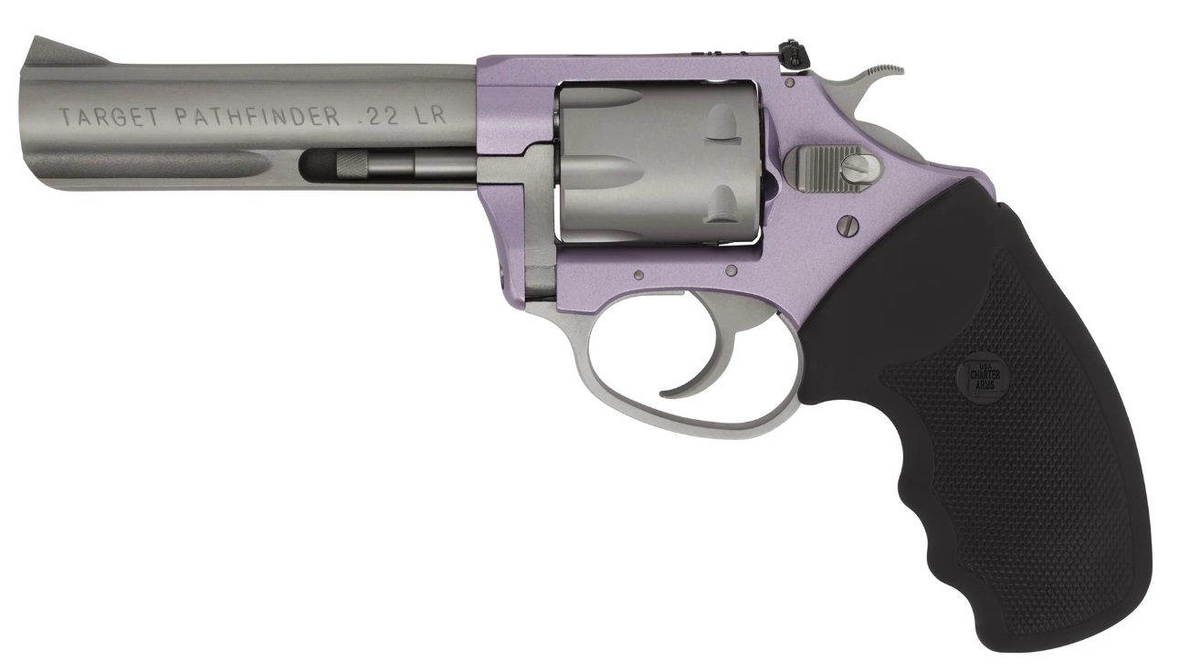 CHARTER ARMS Pathfinder Lite .22 LR 4.2″ Lavender/Stainless