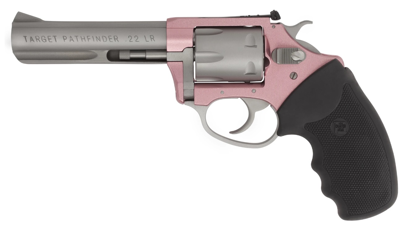 Charter Arms Pathfinder Lite .22 LR 4.2in Pink/Stainless